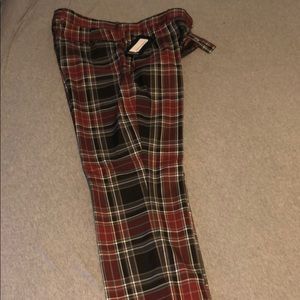 Men Argyle Cropped Slacks